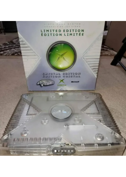 Microsoft Xbox Console Crystal Limited Edition (Used) (BOXED)