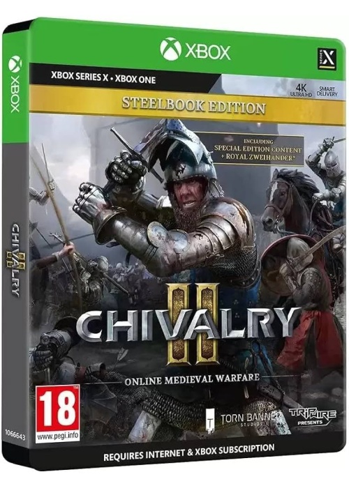 Chivalry II Steelbook Edition XBOX One and X Series (NEW)