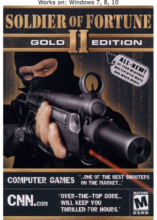 Soldier Of Fortune II Gold Edition PC (Used)