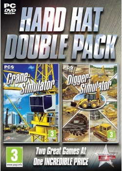 Crane Simulator & Digger Simulator Hard Hat Double Pack PC (Used)