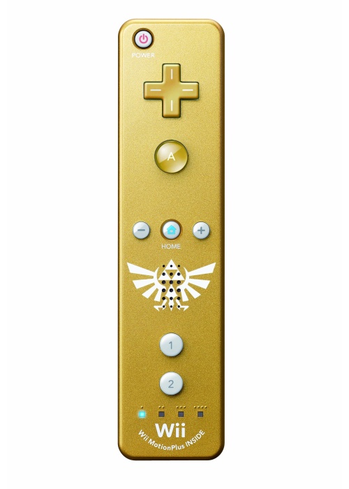 Nintendo Wii Mote Controller Legend of Zelda Skyward Sword (Motion Plus) (Used)