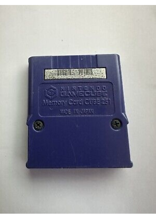 Nintendo Gamecube memory card purple (Used)