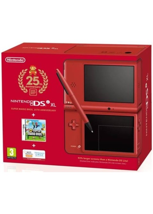 Nintendo DSi XL console Red Mario Bros Special Edition (BOXED) (Used)