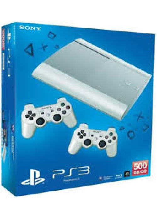 Sony Playstation 3 console Super Slim White 500GB (BOX ONLY) (Used)