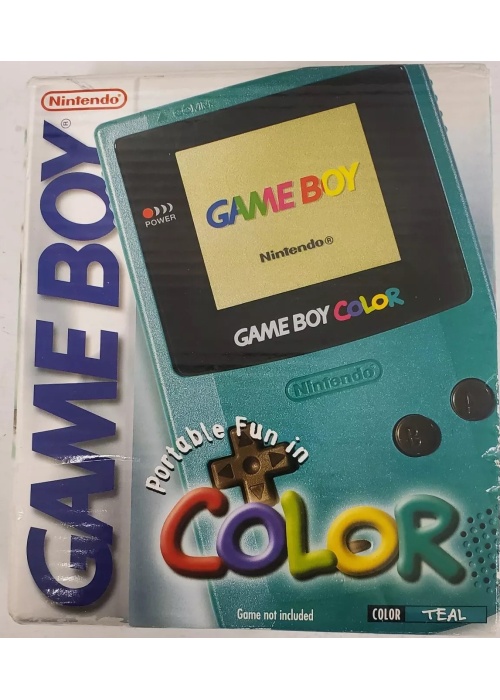 Nintendo Game Boy Color Teal (Used) BOX ONLY
