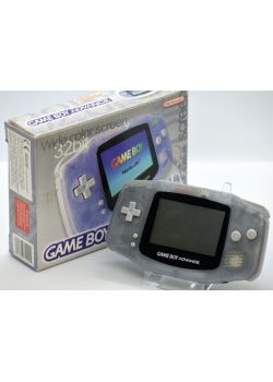 Nintendo Gameboy Advance console Clear Blue (Used) BOX ONLY