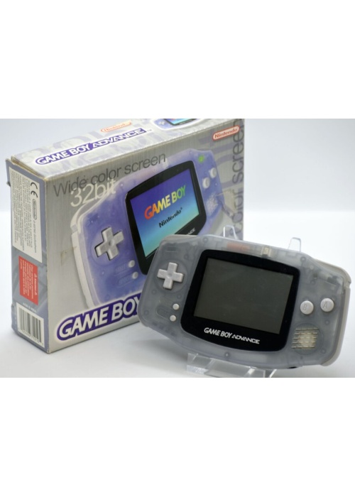 Nintendo Gameboy Advance console Clear Blue (Used) BOX ONLY