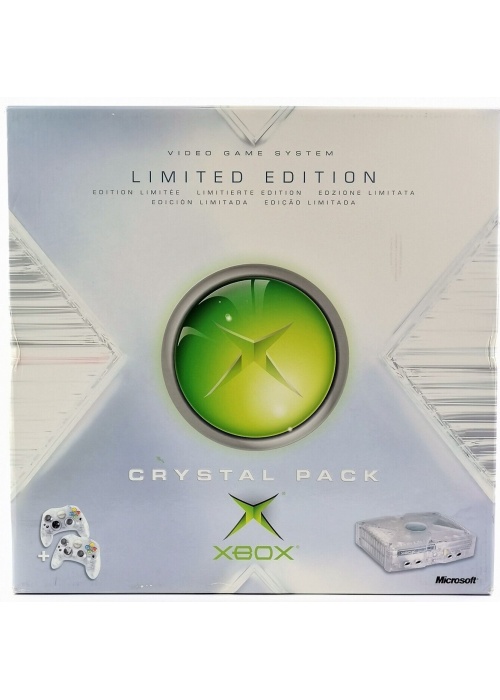 Microsoft XBOX console Crystal Limited Edition (Used) BOX ONLY