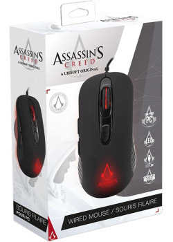 Assassin's Creed - Gaming Mouse 3600 DPI -LED-Black PC NEW