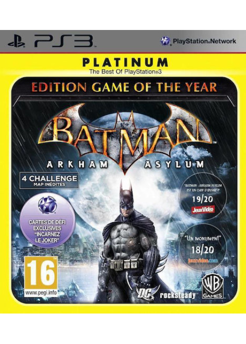Batman Arkham Asylum - GOTY (Platinum) (Import) PS3 NEW