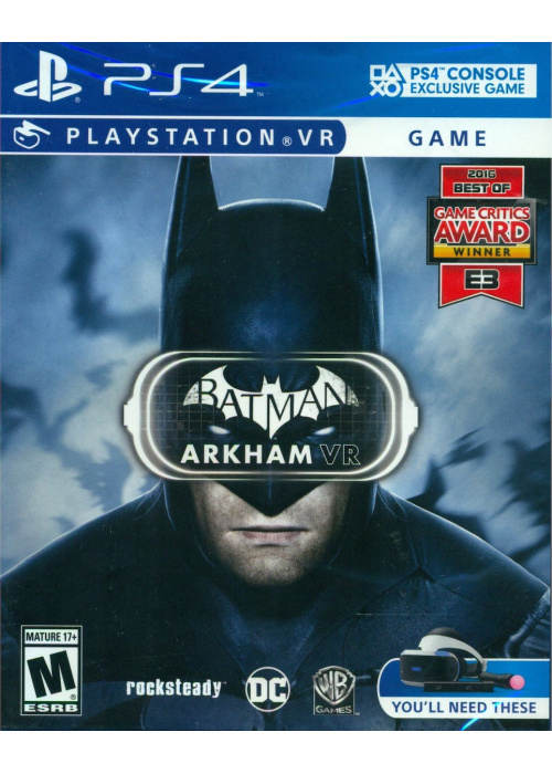 Batman Arkham VR (Import) PS4 NEW