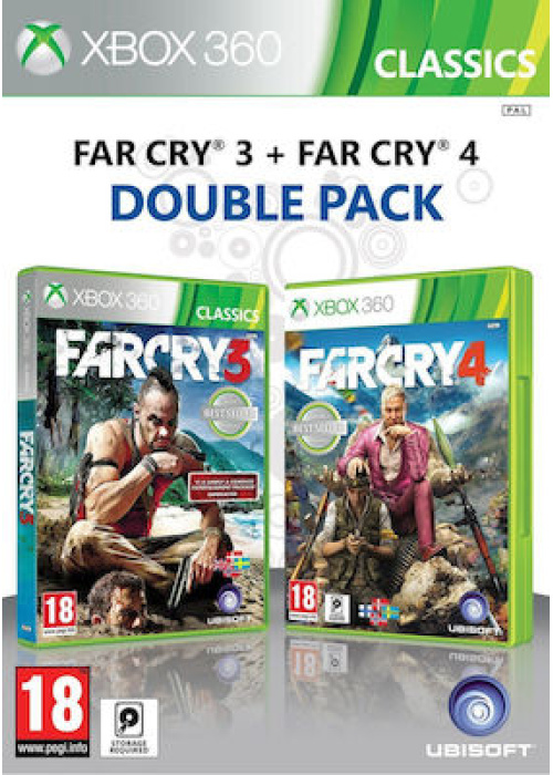 Far Cry 3  Far Cry 4 (Double Pack) X360 NEW