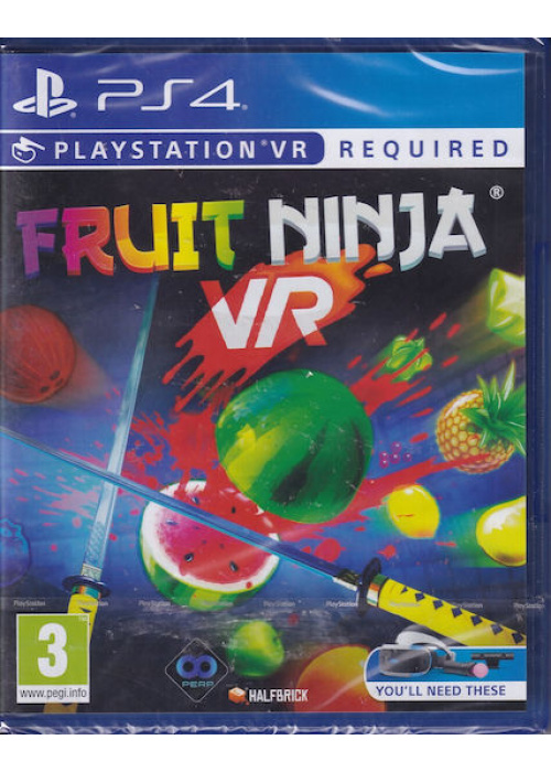 Fruit Ninja (VR) PS4 NEW