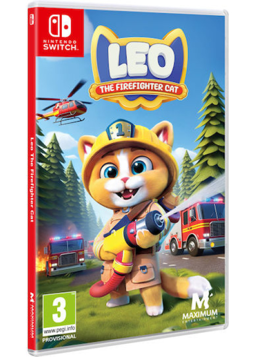 Leo the Firefighter Cat Nintendo Switch NEW