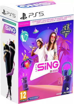 Let's Sing 2025 (Double Mic Bundle) PS5 NEW
