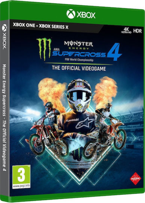 Monster Energy Supercross - The Official Videogame 4 XBOX Series X NEW