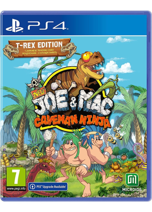 New Joe  and  Mac Caveman Ninja (Limited Edition) PS4 NEW