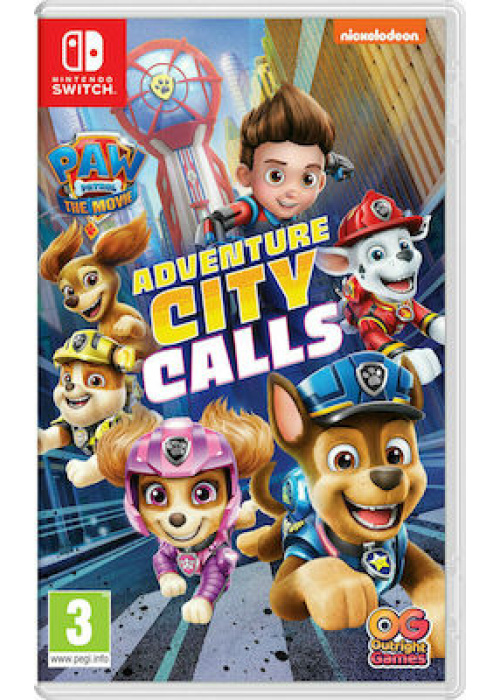 PAW Patrol The Movie Adventure City Calls Nintendo Switch NEW