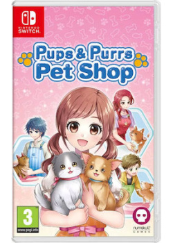 Pups  and  Purrs Pet Shop Nintendo Switch NEW