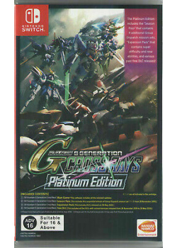 SD Gundam G CROSS RAYS  Platinum (Import) Nintendo Switch NEW