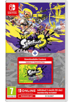 Splatoon 3  Expand Pass  3 Months NSO Nintendo Switch NEW