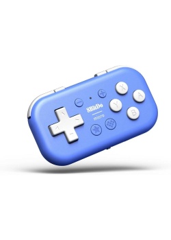 8BitDo Micro Bluetooth Gamepad Blue Retro Gaming NEW