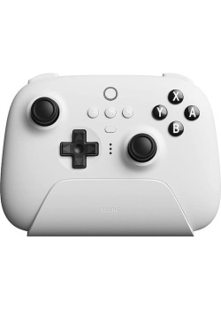 8BitDo Ultimate Controller with Charging Dock BT - White Nintendo Switch NEW