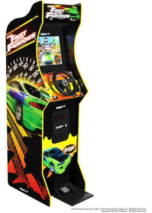 ARCADE 1 Up - The Fast  and  The Furious Deluxe Arcade Machine Retro Gaming NEW
