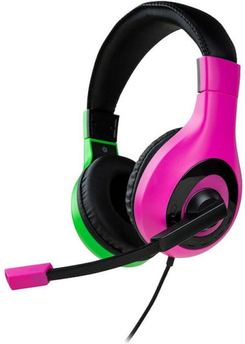 BigBen Interactive Stereo Gaming Headset V1 - Purple + Yellow (Switch) PS5 NEW
