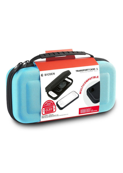 Bigben Bag Classic XL Blue LiteSwitch OLED Nintendo Switch NEW