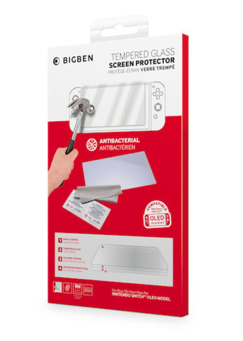 Bigben Tempered Glass Screen Protector - Switch OLED Nintendo Switch NEW