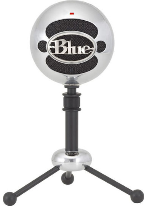Blue - Microphone Snowball Brushed Aluminium PC NEW