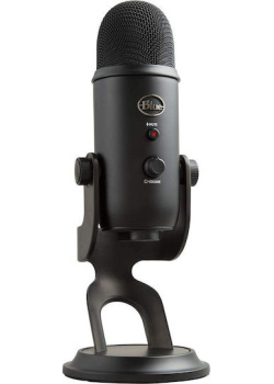 Blue - Microphone Yeti Blackout PC NEW