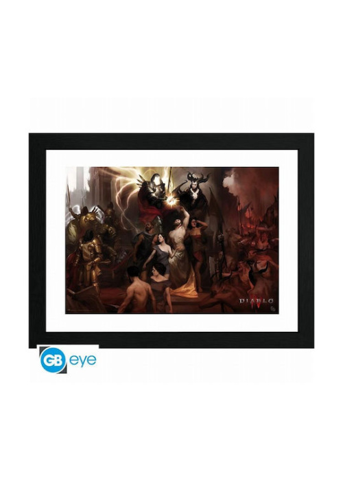 DIABLO - Framed print Diablo IV - Nephalems  (30x40) Videogames NEW