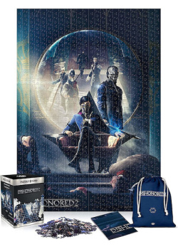 DISHONORED 2 THRONE PUZZLES 1000 pcs Videogames black NEW