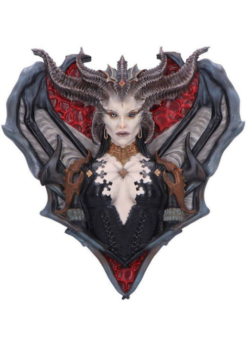 Diablo IV Lilith Wall Plaque 30cm Videogames NEW