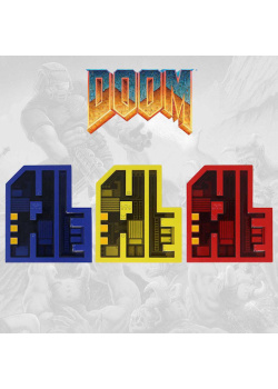 Doom 30th Anniversary Pixel Key Set of 3 Videogames NEW