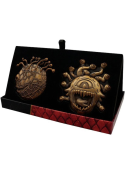 Dungeons  and  Dragons 50th Anniversary Beholder Twin Medallion Set Videogames NEW