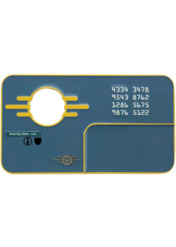 Fallout Vault Security Keycard Replica Videogames NEW