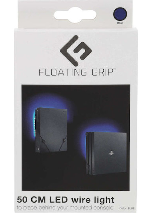 Floating Grip Led Wire Light with USB Blue PS4 NEW