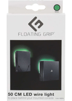 Floating Grip Led Wire Light with USB Green PS4 NEW