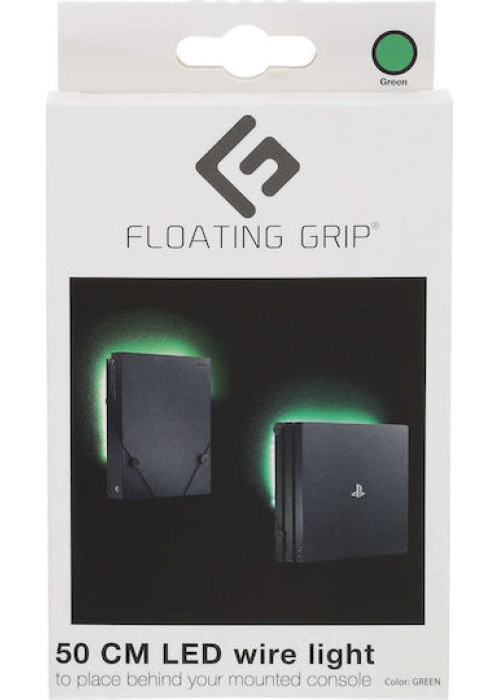 Floating Grip Led Wire Light with USB Green PS4 NEW