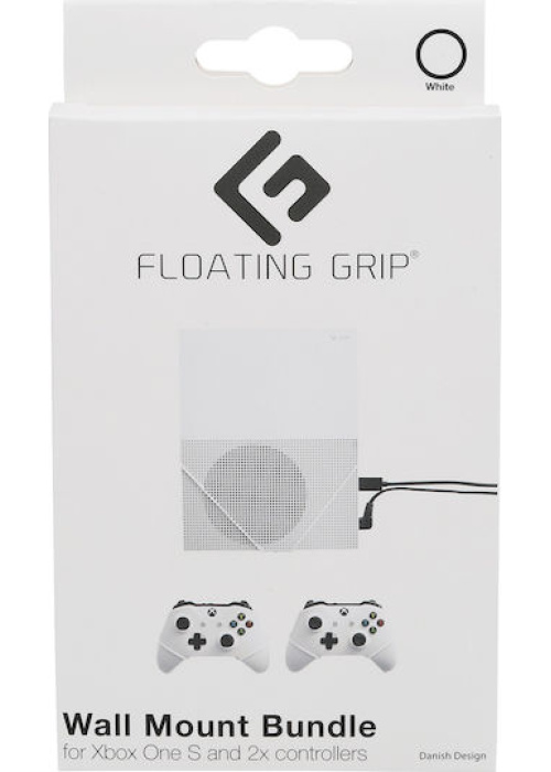 Floating Grips Xbox One S and Controller Wall Mounts - Bundle (White) XONE NEW