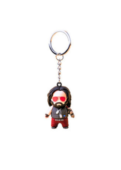 Good Loot - Cyberpunk 2077 Johny Silverhand Good Loot 3D Keychain Videogames NEW