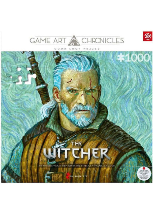 Good Loot Game Art Chronicles Puzzle The Witcher Geralt  and  Vincent van Gogh NEW