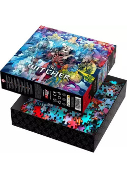 Good Loot - Gaming Puzzle The Witcher Monster Faction Puzzles 500 Videogames NEW