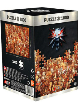 Good Loot - Premium Puzzle The Witcher Birthday (1000 pieces) Videogames NEW