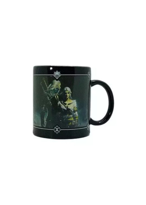 Good Loot - The Witcher 3 Geralt  and  Ciri Heat Reveal Mug Videogames 480.0 NEW