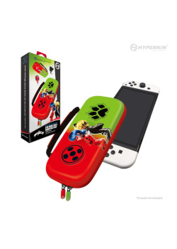 Hyperkin Official Miraculous Hard Carrying Case - SwitchLiteOled (Bug  and  Ca NEW