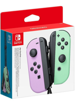 Joy Con Pair Pastel PurplePastel Green Nintendo Switch NEW